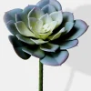 4in Long Blue Artificial Echeveria Pick, Case of 12