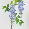 37in Long Blue Wisteria Spray, Case of 12