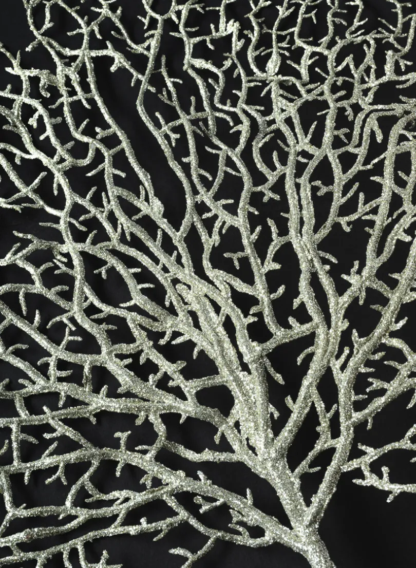 24in Long Champagne Glitter Coral Pick, Case of 12