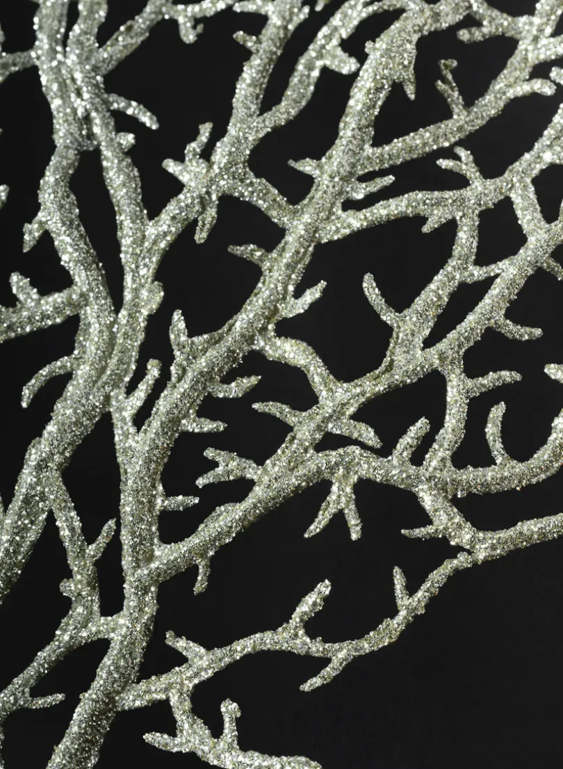 24in Long Champagne Glitter Coral Pick, Case of 12