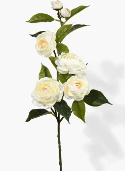 30in Long Cream Camellia Spray, Case of 12