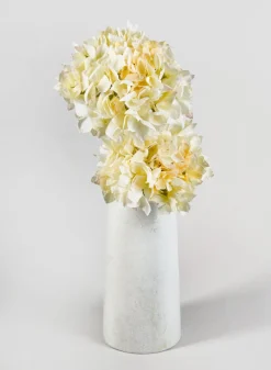 20in Long Cream Single Hydrangea Spray, Case of 12