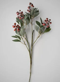 34in Long Evergreen Red Berry Pick, Case of 12
