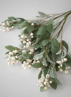 34in Long Evergreen White Berry Pick, Case of 6