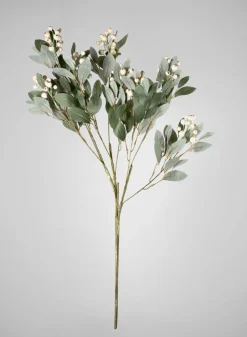 34in Long Evergreen White Berry Pick, Case of 6