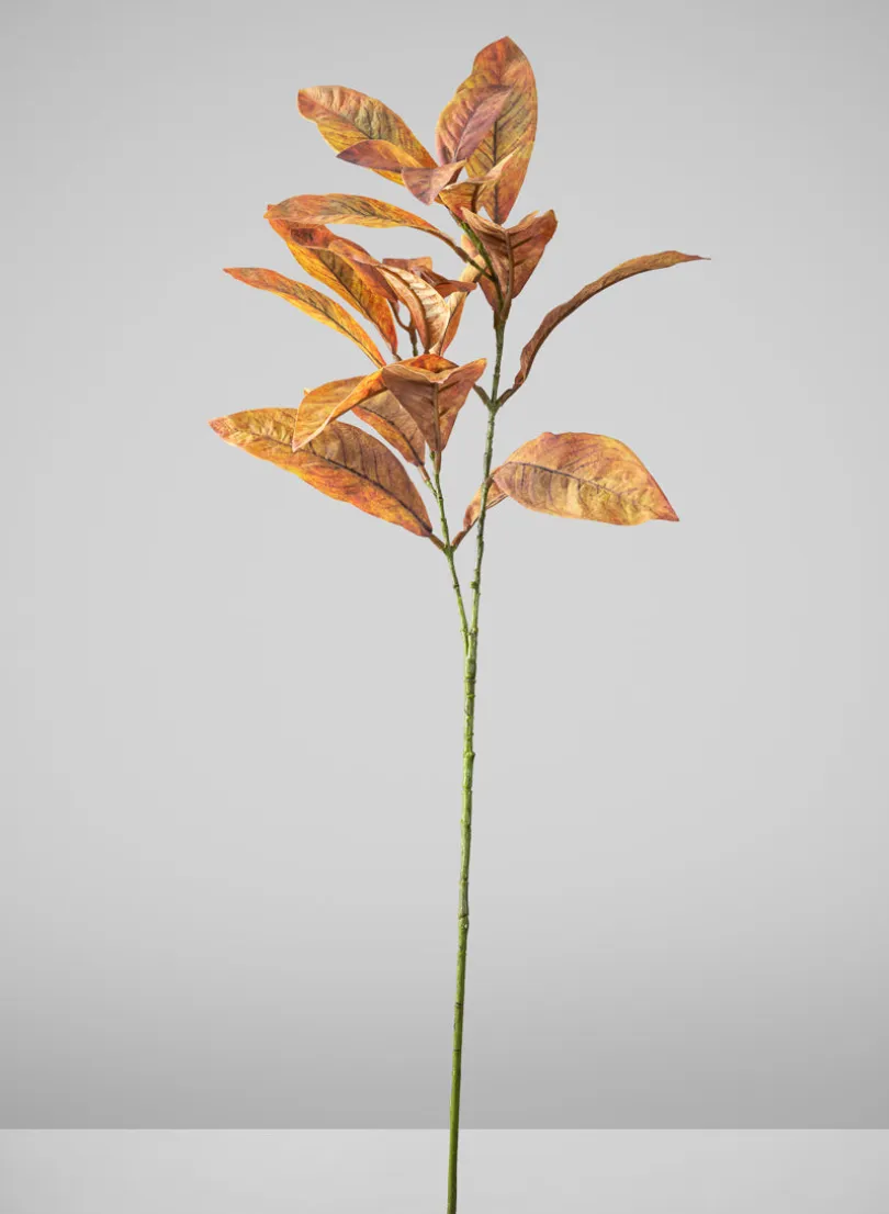 27in Long Fall Magnolia Leaf Pick, Case of 12