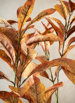 27in Long Fall Magnolia Leaf Pick, Case of 12