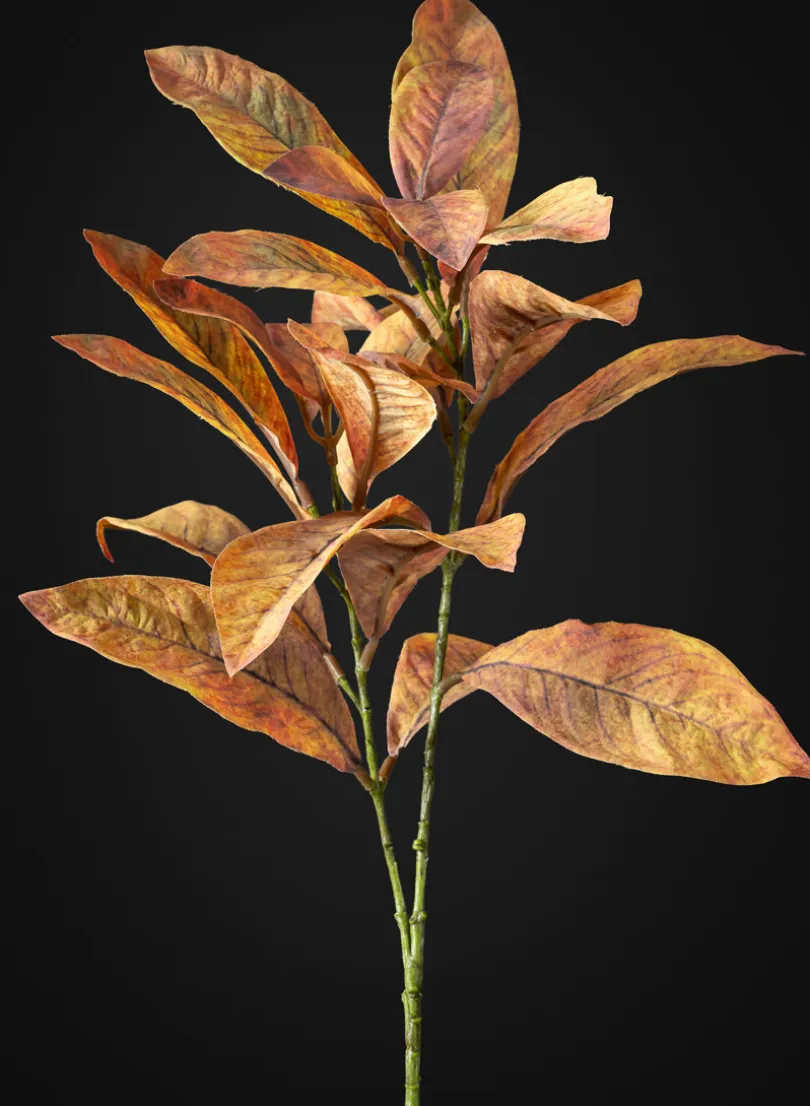 27in Long Fall Magnolia Leaf Pick, Case of 12