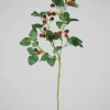 29in Long Faux Red/Black Raspberry Stem, Case of 12