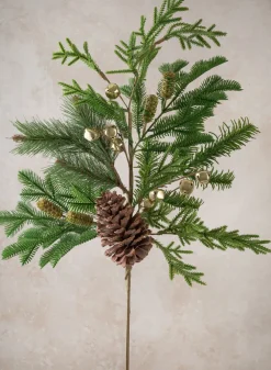 32in Long Festive Pine Pick, Case of 6