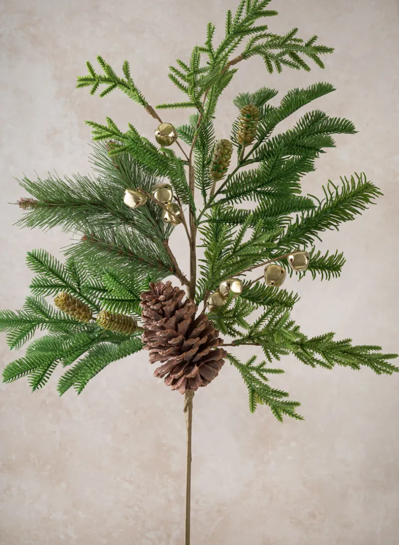 32in Long Festive Pine Pick, Case of 6