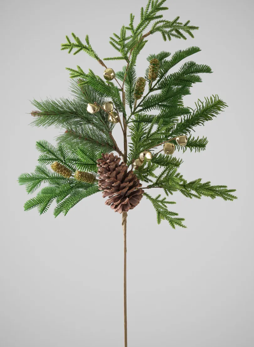 32in Long Festive Pine Pick, Case of 6