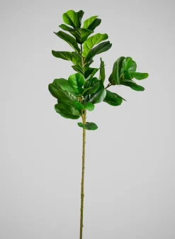 47in Long Fiddle Leaf Fig Branch, Case of 6