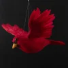 8.5in Long Flying Red Cardinal Ornament, Case of 6