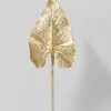 31in Long Glittered Gold Leaf Spray, Set of 6