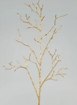 47in Long Glitter Painted Twig Branch