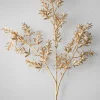 35in Long Gold Floral Deco Pick, Case of 12
