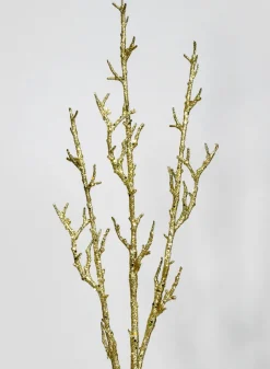 44in Long Gold Glitter Branch