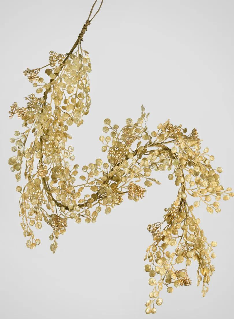 60in Long Gold Glitter Garland