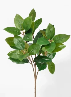 25in Long Green Magnolia Leaf Spray, Case of 12