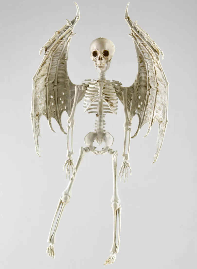 12in Long Hanging Skeleton Angel