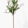 28in Long Iced Pine Branch, Case of 24