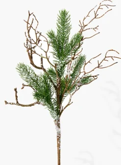 28in Long Iced Pine Branch, Case of 24