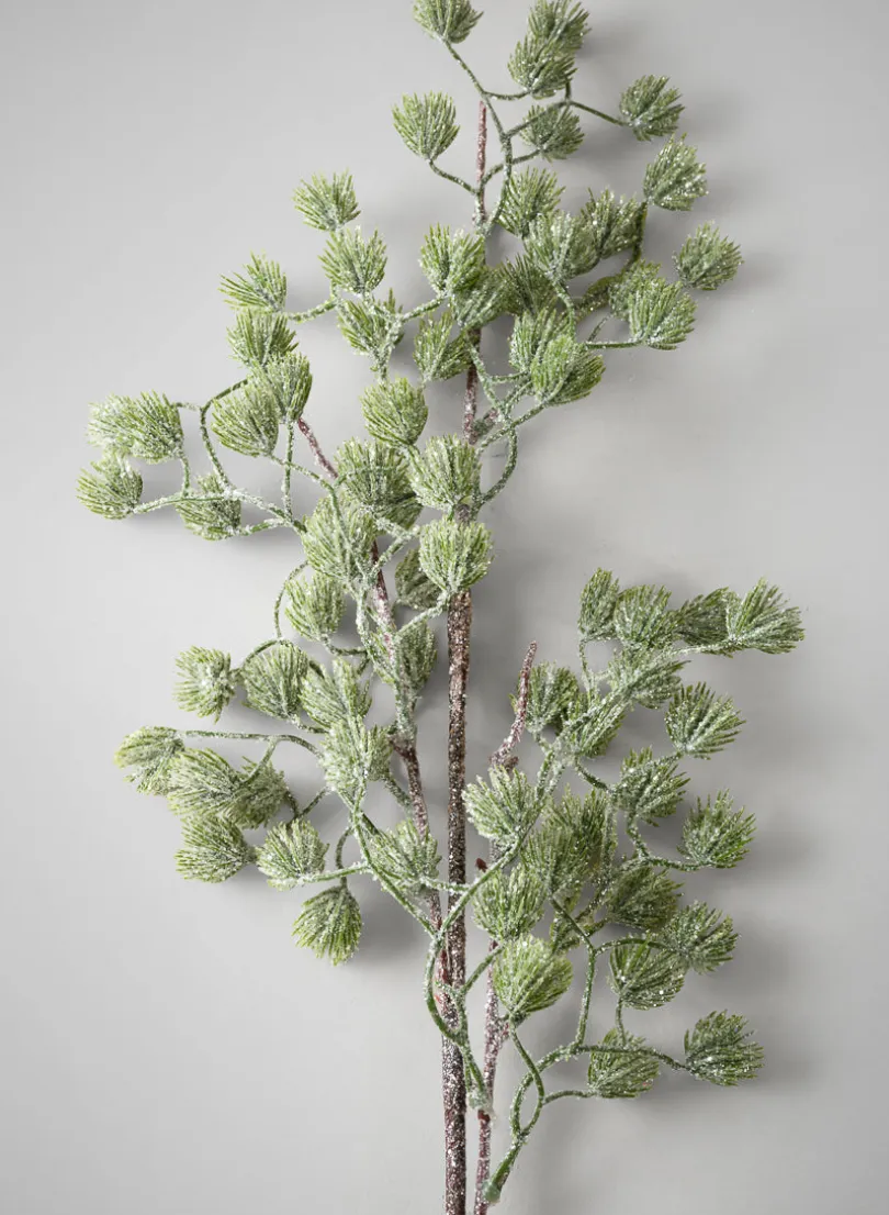 26in Long Ice Flocked Pine Pick, Case of 12