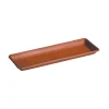 18.5in Long Kyoto Terracotta Rectangular Saucer