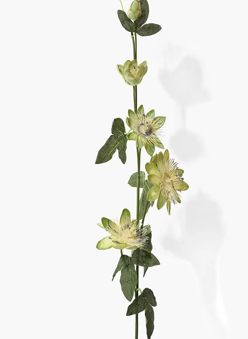 34in Long Light Green Passion Flower Spray, Case of 12