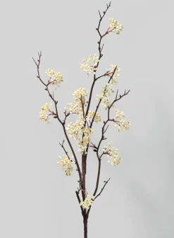 39in Long Light Yellow Berry Branch, Case of 12