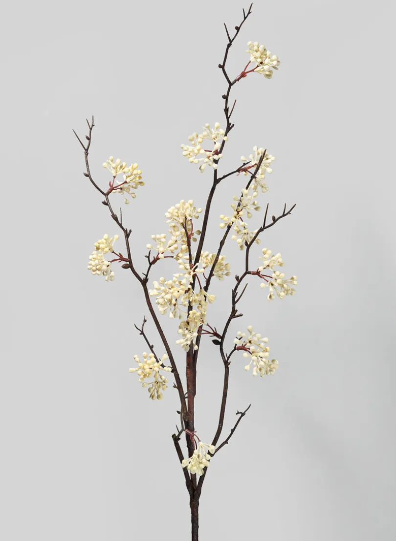 39in Long Light Yellow Berry Branch, Case of 12