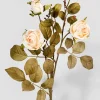 26in Long Medium Peach Rose Spray
