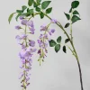 56.5in Long Medium Purple Wisteria Spray, Case of 12