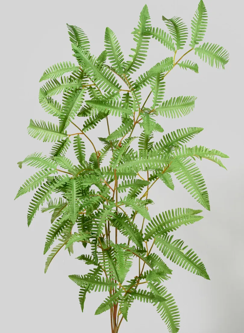 38in Long Mimosa Leaf Branch