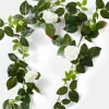 55in Long Mini Cream Rose Garland, Case of 12