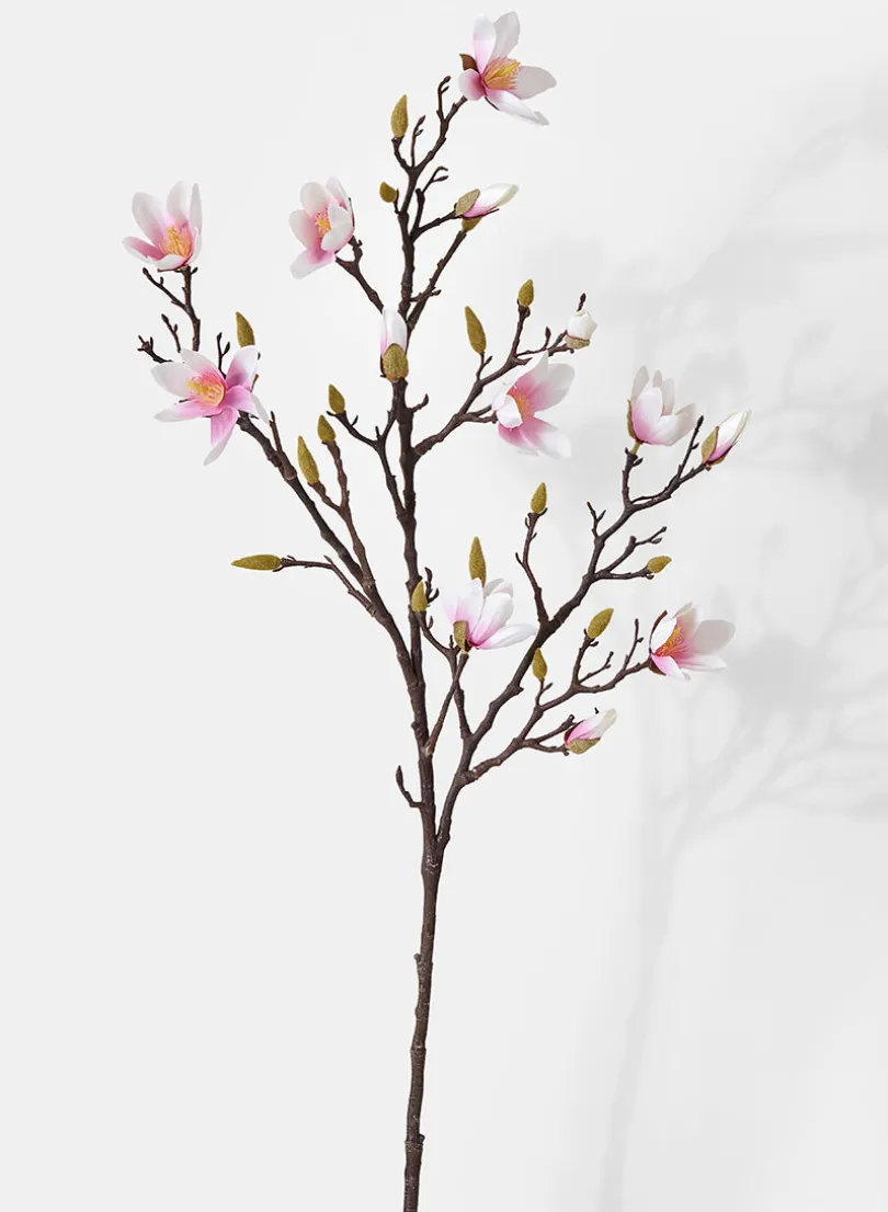38in Long Mini Pink Magnolia Spray