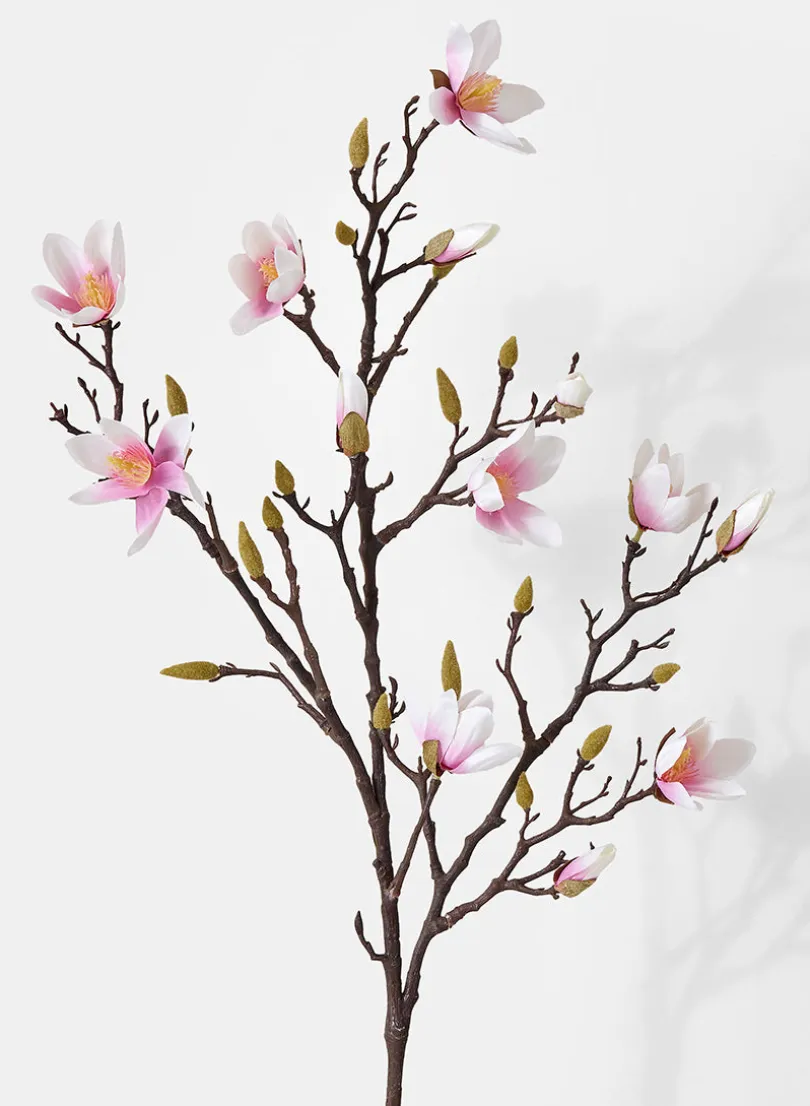 38in Long Mini Pink Magnolia Spray