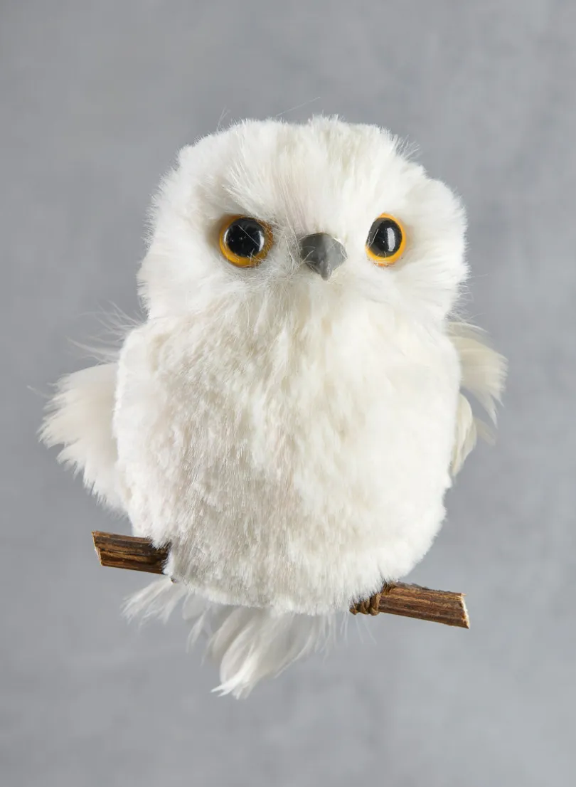 3in Long Mini White Hanging Owl, Case of 12