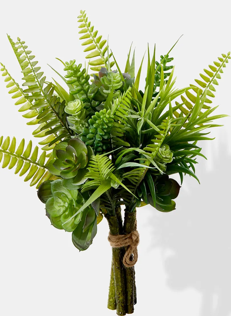 12in Long Mixed Succulent Bouquet