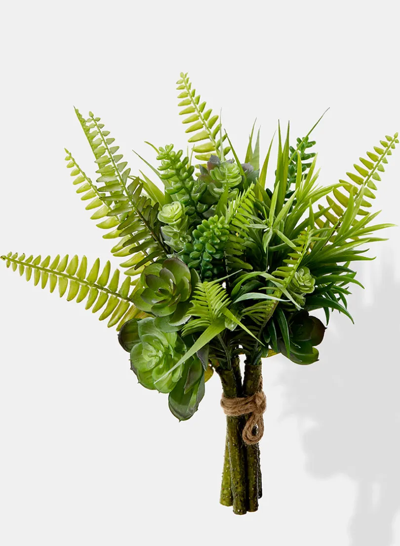 12in Long Mixed Succulent Bouquet