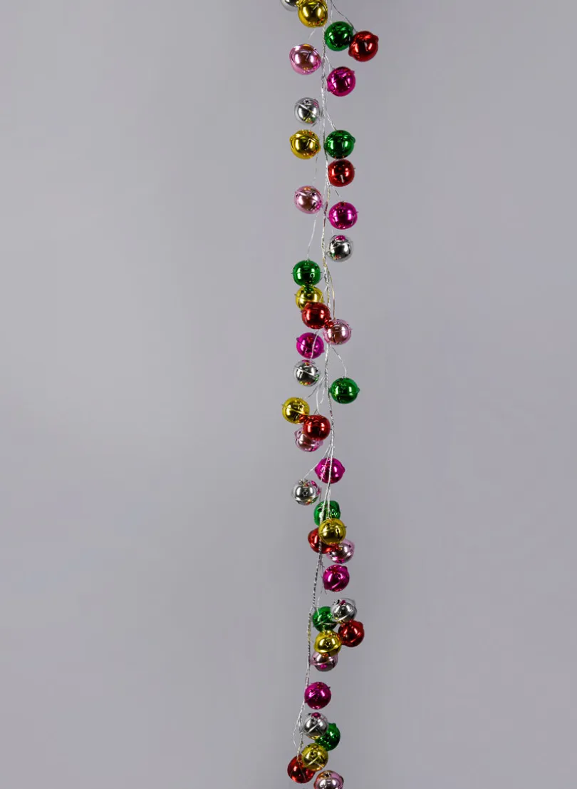 62in Long Multicolor Jingle Bell Garland