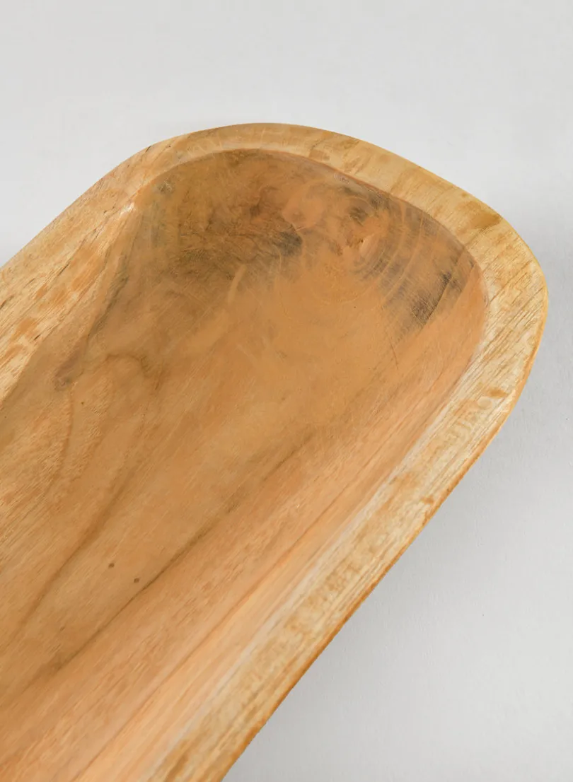 16in Long Padang Rectangular Wood Bowl