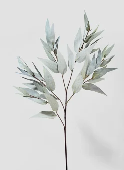 38in Long Pale Green Eucalyptus Branch, Case of 12