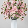 33in Long Pale Pink Cherry Blossom Spray