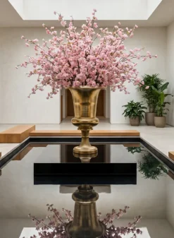 45in Long Pink Cherry Blossom Branch, Case of 6