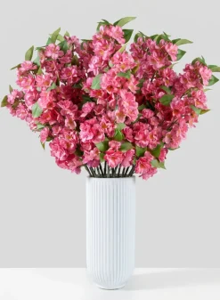 33in Long Pink Cherry Blossom Spray, Case of 6
