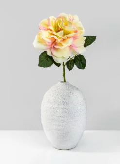 24.5in Long Pink & Cream Provence Rose Spray, Case of 12