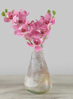 33in Long Pink Double Orchid Stem, Case of 12
