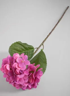 22in Long Pink Hydrangea Spray, Case of 12